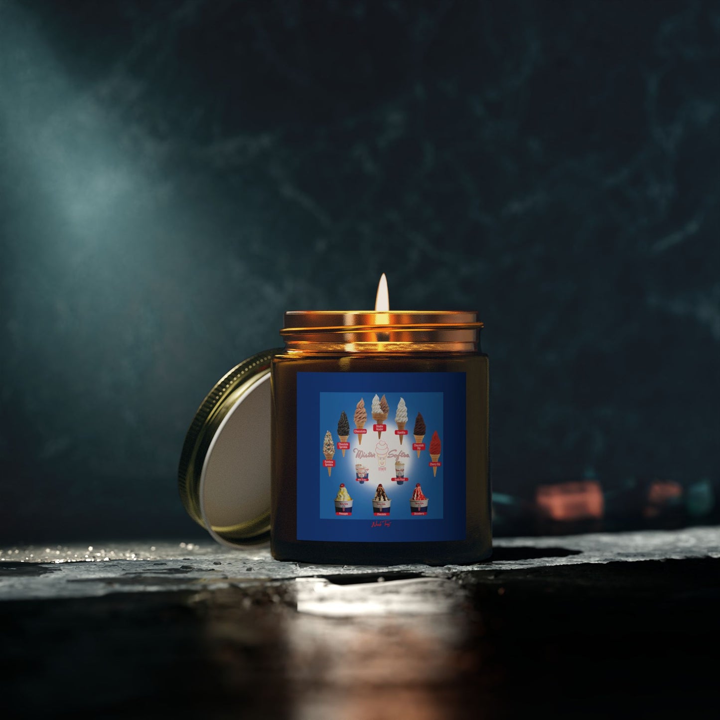 Scented Coconut Apricot Candles (4oz, 9oz)