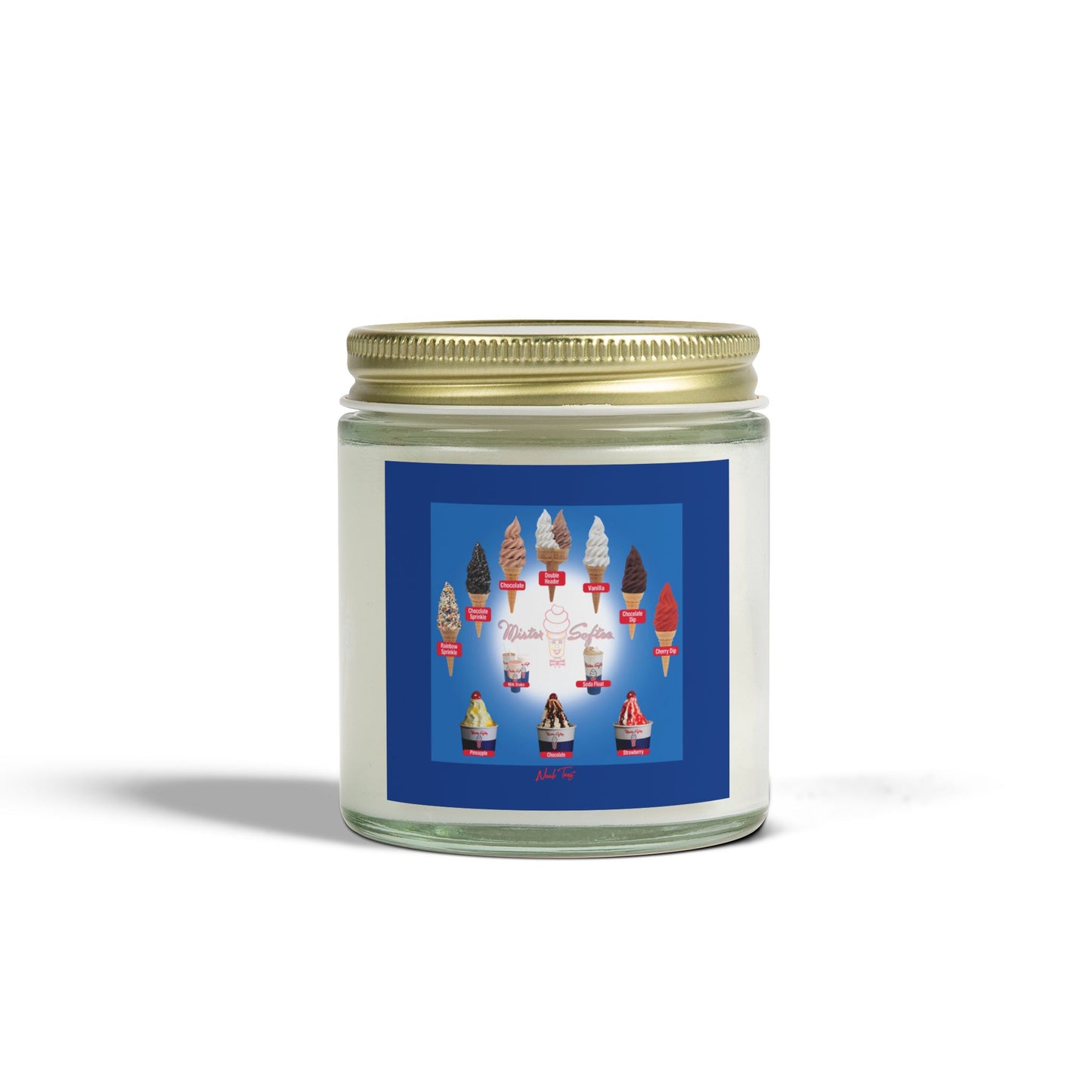 Scented Coconut Apricot Candles (4oz, 9oz)