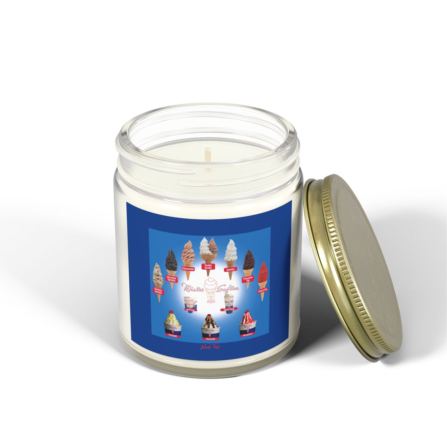 Scented Coconut Apricot Candles (4oz, 9oz)