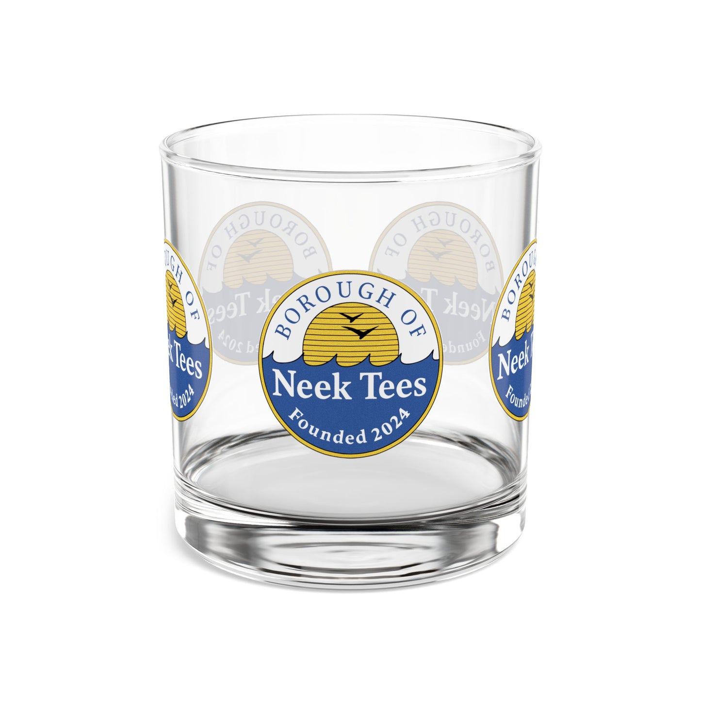 Neek Tees Rocks Glass
