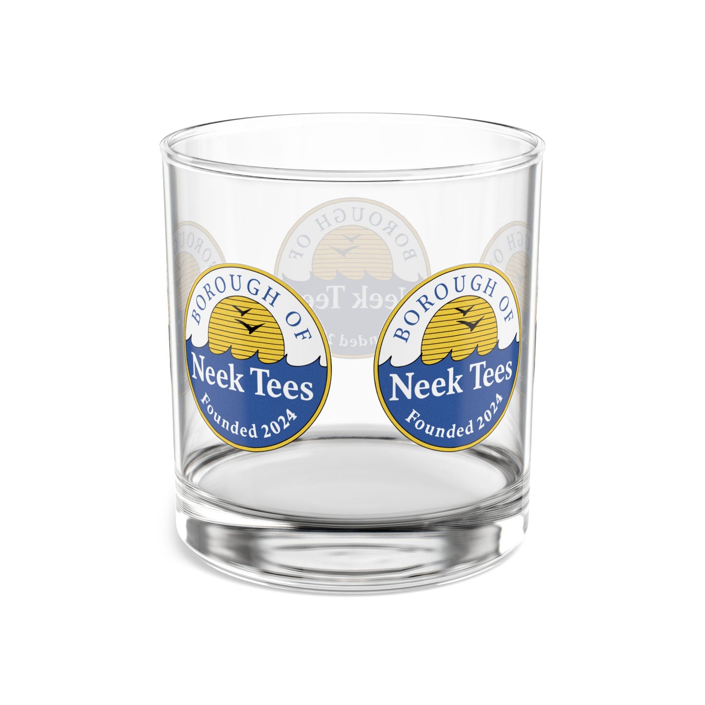 Neek Tees Rocks Glass