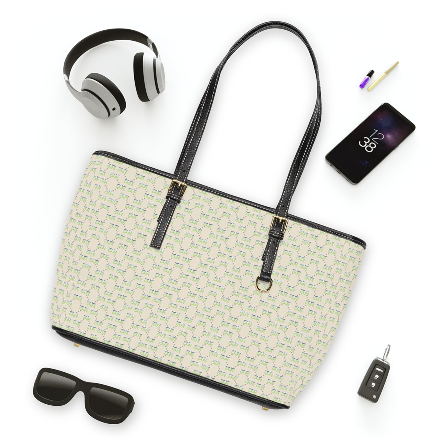 Leather Shoulder Bag - Neek Cafe or Neek's