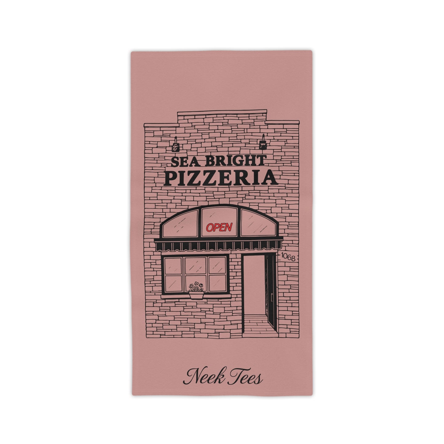 Cozy Pizzeria Beach Towel
