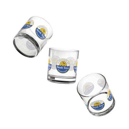 Neek Tees Rocks Glass