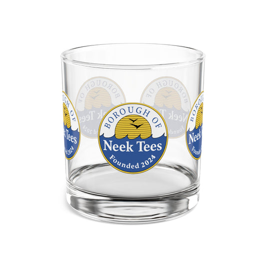 Neek Tees Rocks Glass