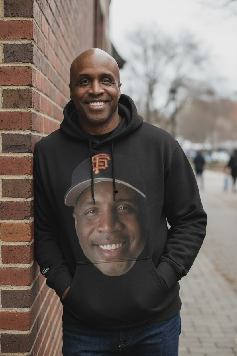 Barry Bonds Face Hoodie