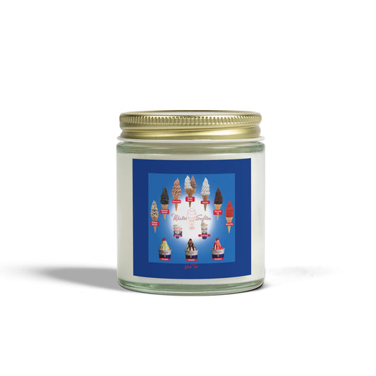 Scented Coconut Apricot Candles (4oz, 9oz)