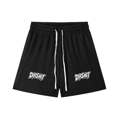 DIPSHIT Mesh Drawstring Shorts
