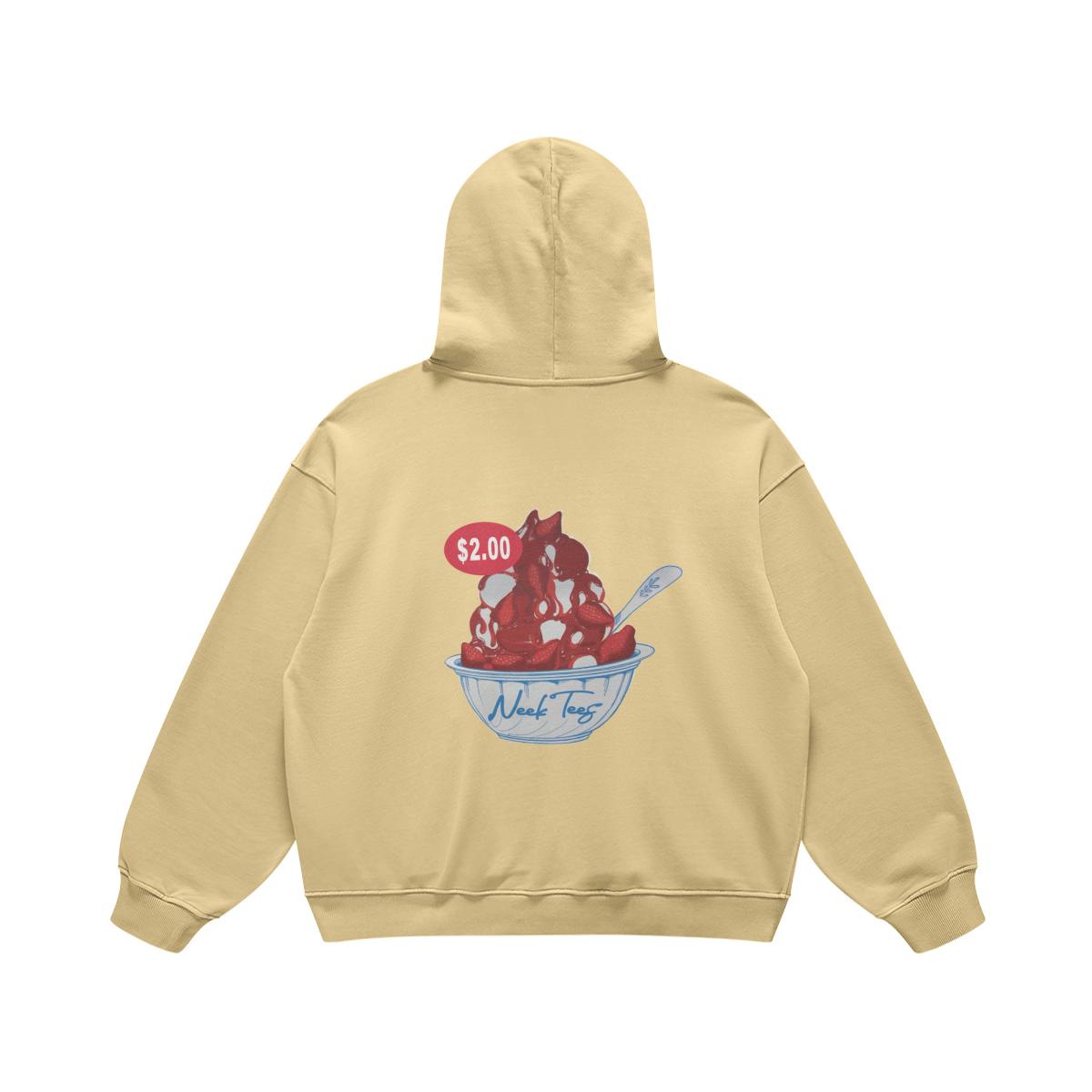 Embroidered Logo w/ Strawberry Back