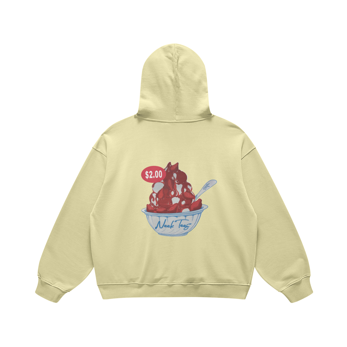 Embroidered Logo w/ Strawberry Back