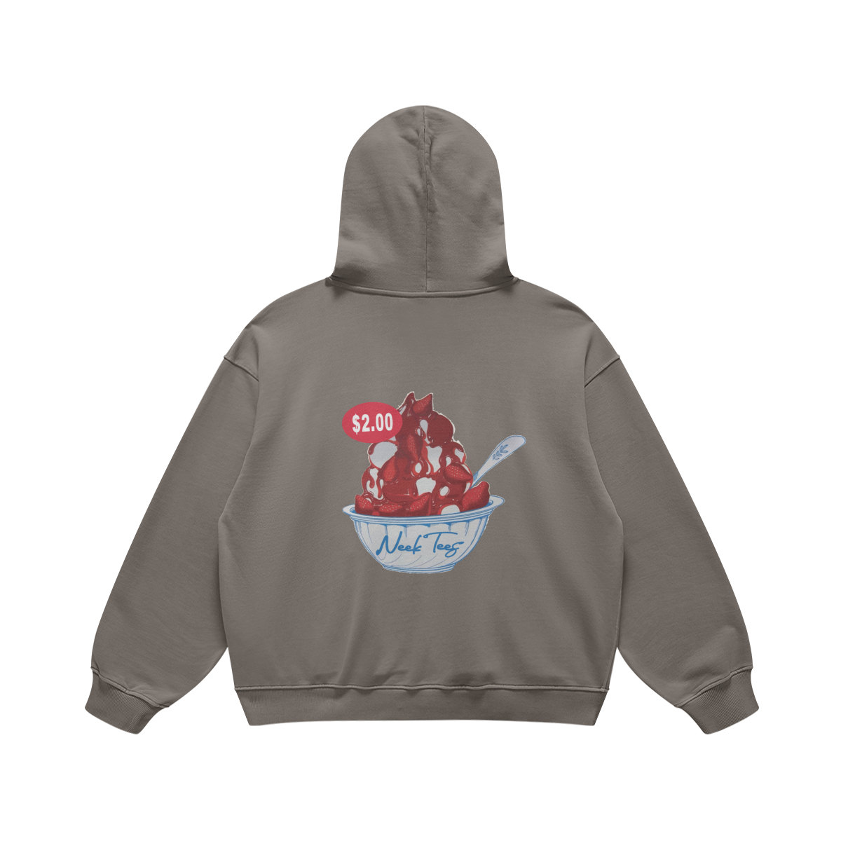 Embroidered Logo w/ Strawberry Back