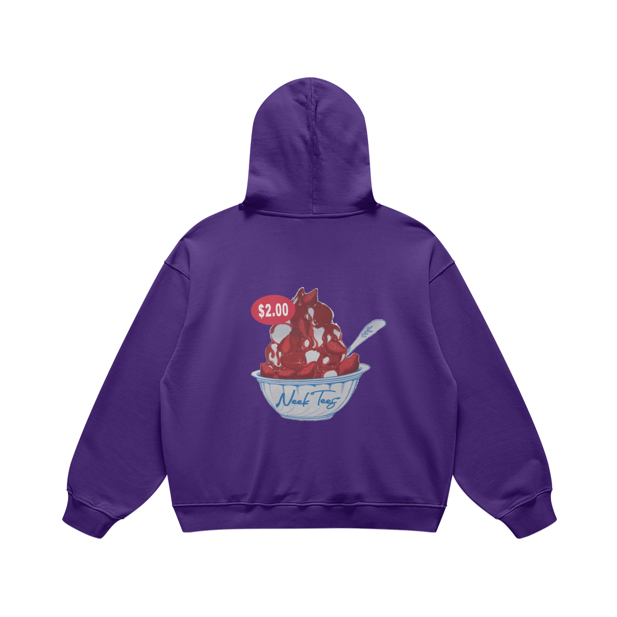 Embroidered Logo w/ Strawberry Back