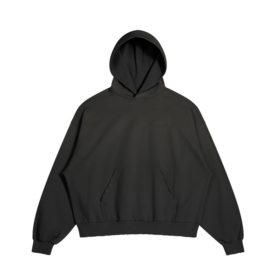 Distressed Hoodie (Embroidered Logo)